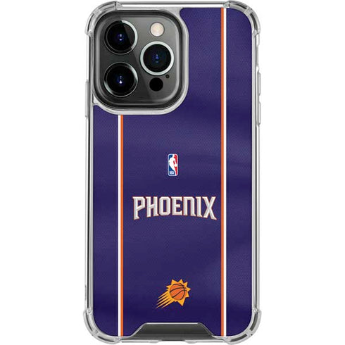 NBA Phoenix Suns Jersey iPhone 15 Pro Max Clear Case